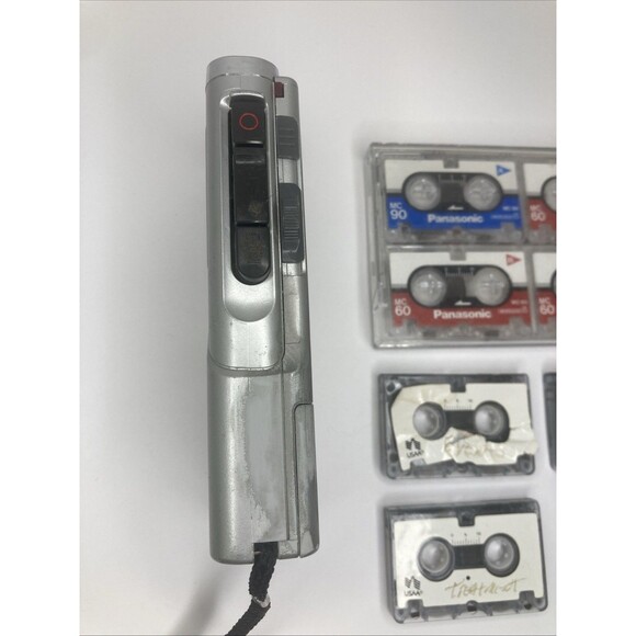 Sony Voice Recorder AS IS UNTESTED M-540V PARTS ONLY With 7 Pre-owned Tapes - Picture 5 of 8